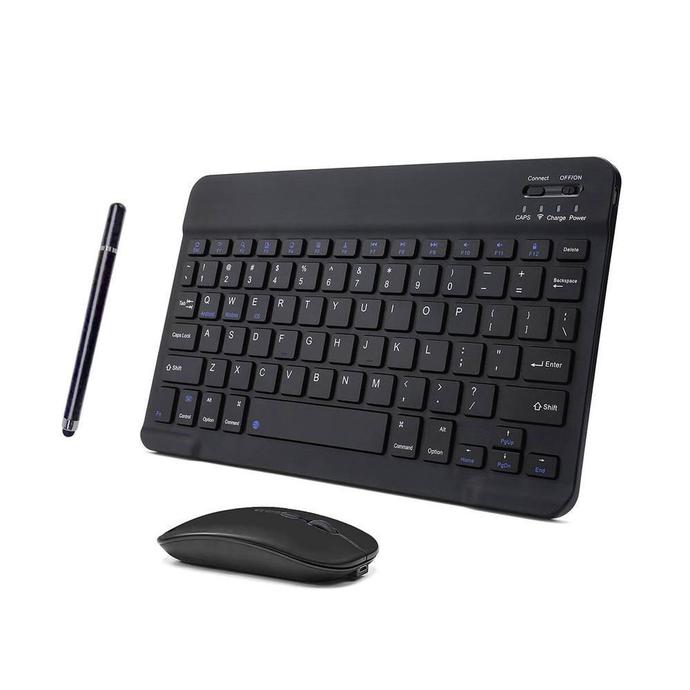 Bluetooth Keyboard and Mouse Combo Rechargeable Portable Wireless Keyboard Mouse