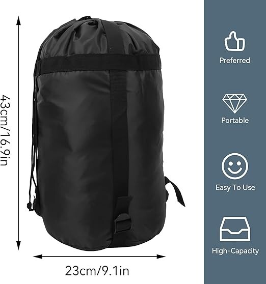 Backpack Laundry Bag with Shoulder Straps with Drawstring Closure for Travel