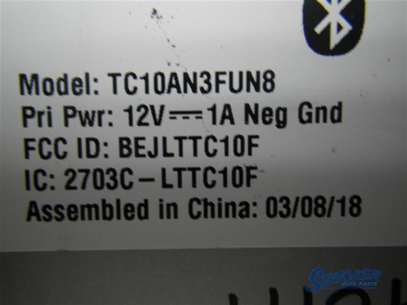 Chevrolet Silverado 1500 2018 Telematics Interface Module 84293872 0642