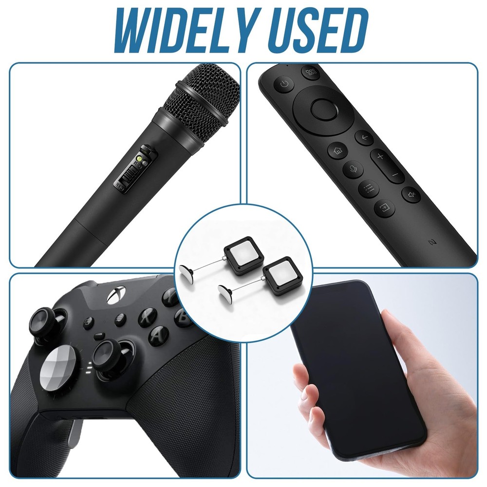 2Pcs Retractable Remote Control Tether, Leash Holder Kit