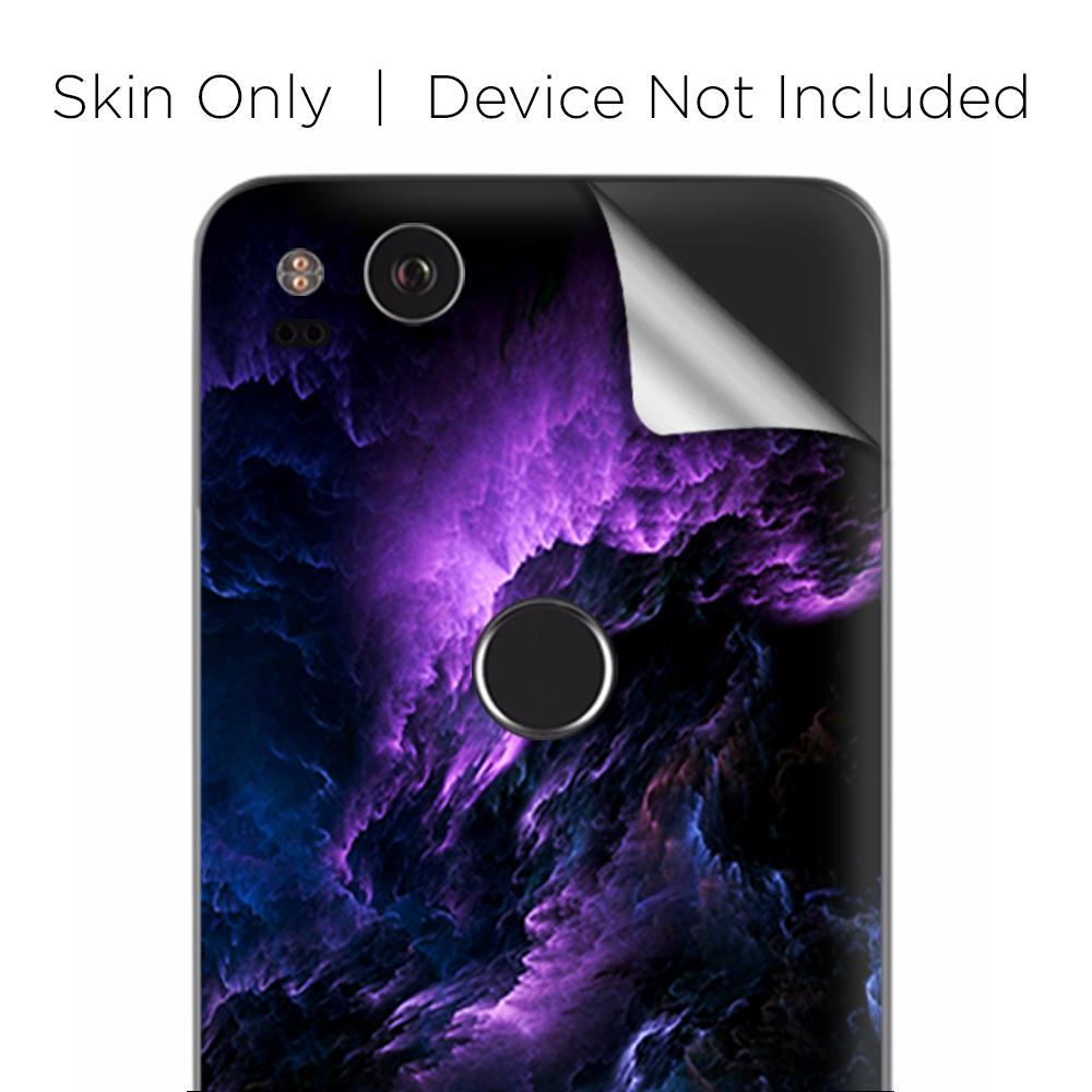 Google Pixel 2 Skins Decal Wrap purple storm clouds
