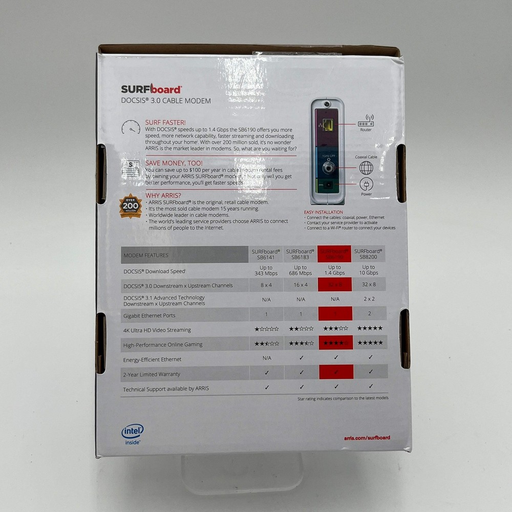 ARRIS Surfboard Docsis 3.0 Cable Modem