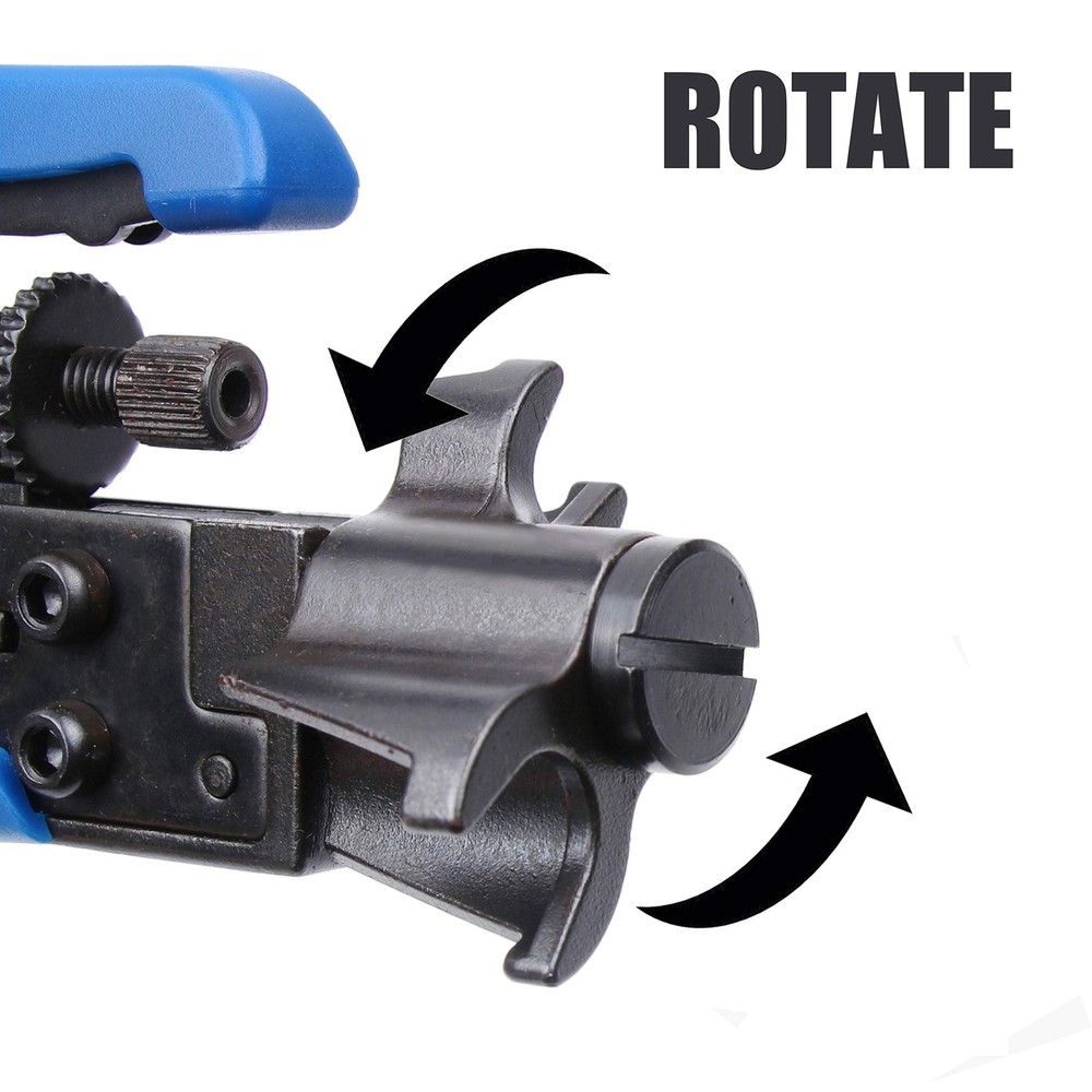 Yangoutool Coax Compression Tool, Coax Cable Crimper and RG6 Compression Tool...