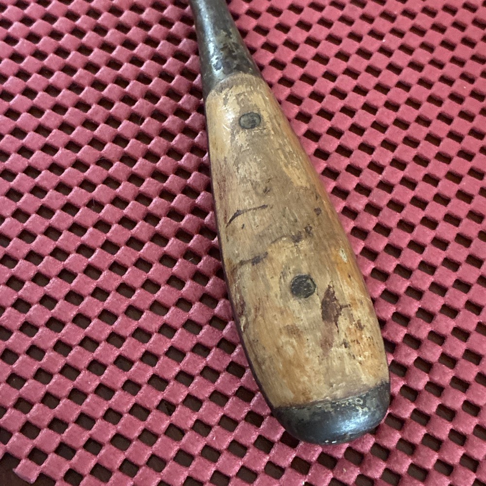 Wooden Handle Screwdriver Vintage 8.25”