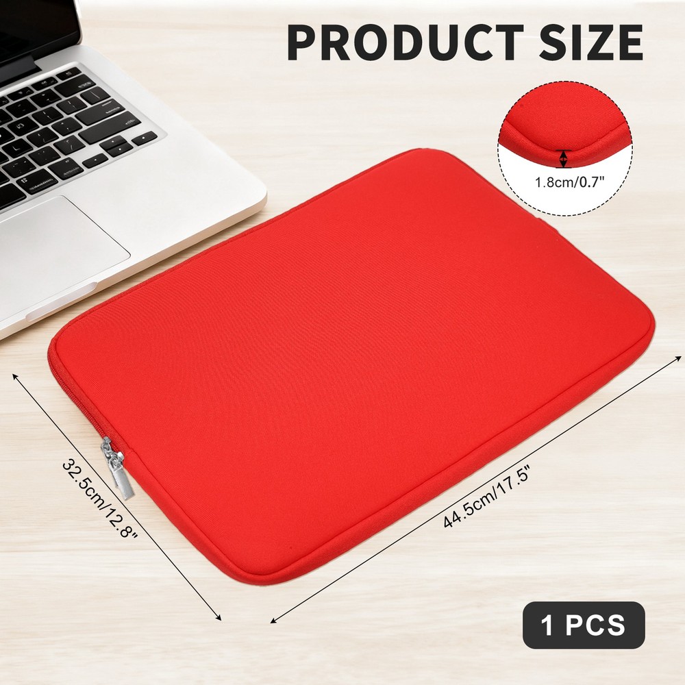 Laptop Case Shockproof Computer Sleeve for 17" Lenovo Notebook Red
