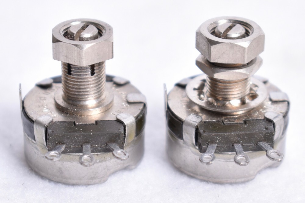 2 Count Clarostat Potentiometers 53C2 7500 RV4LAYSA 752A
