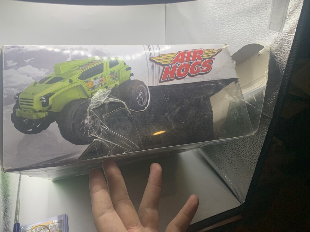 Air Hogs Shadow Launcher Helicopter Remote and Car Set Box Is Destroyed (Read)ST