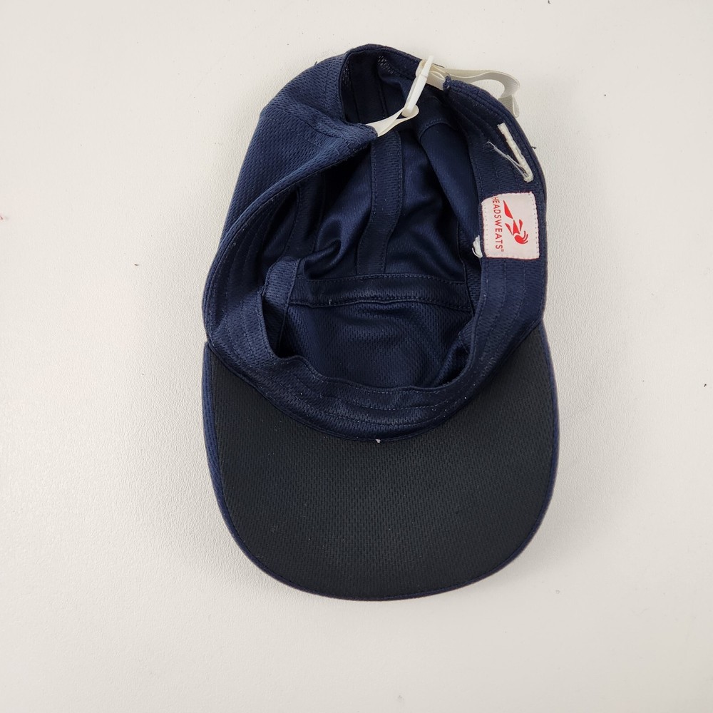Headsweats Colorado Hat 5 Panel Blue Cap Adjustable Strap Running Biking