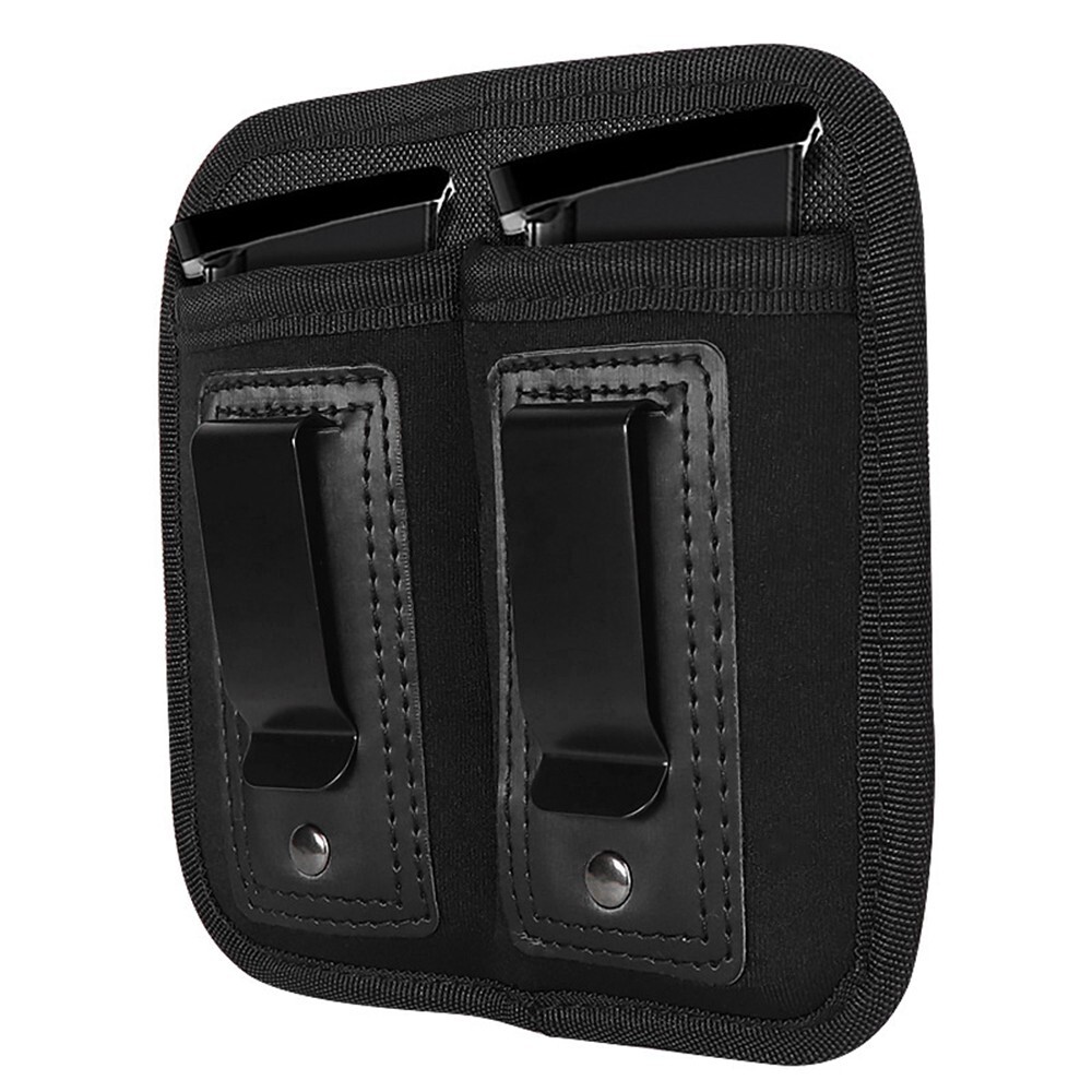 Tactical Concealed Carry IWB Double Magazine Holster for Single/Double Stack Mag
