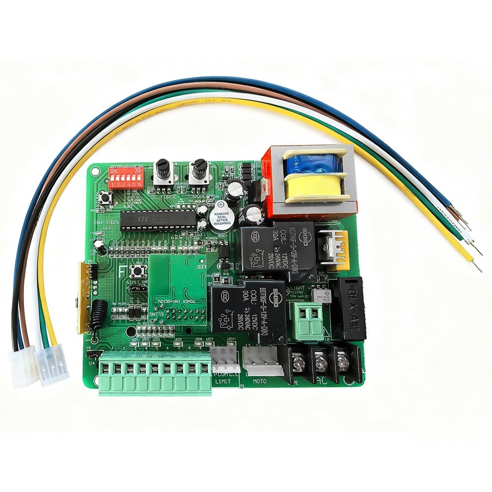 Control Board For AC Sliding Gate Opener Electronic Main Replacement PCB Circuit