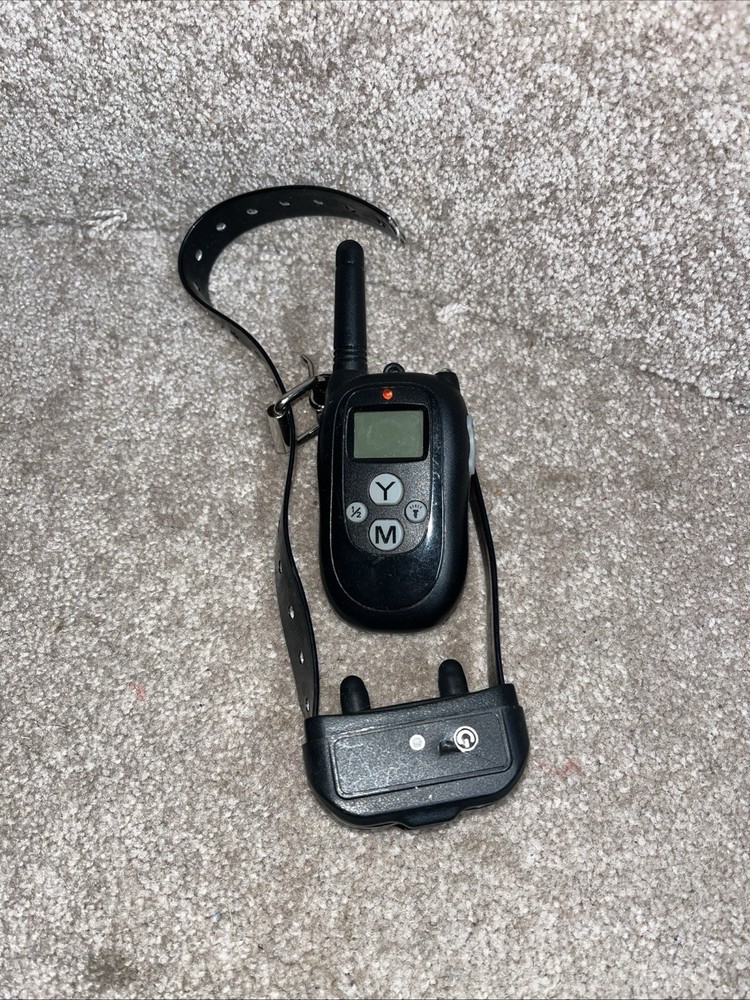 Remote Dog Training Collar Black Untested
