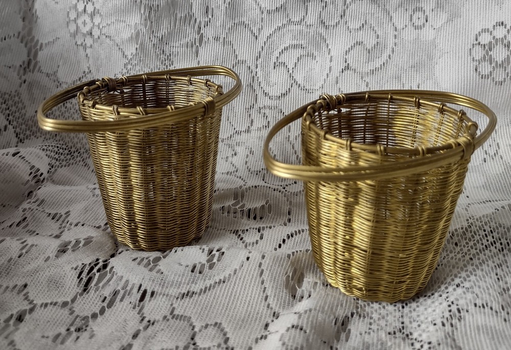 Solid Brass Set Of Two Tea Strainers