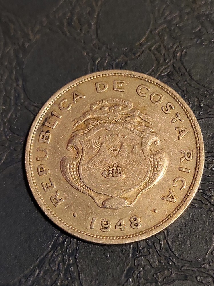 Costa Rica 50 Centimos 1948,good condition.
