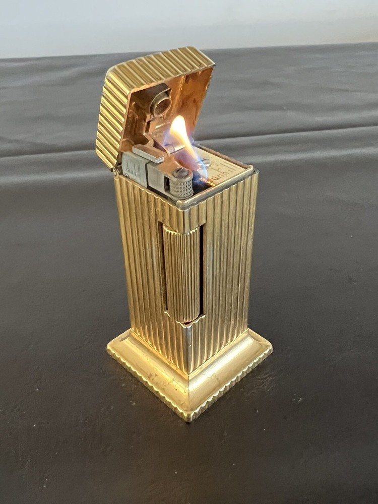 Vintage Dunhill Rollalite 1950’s Lighter - Regency Stripe