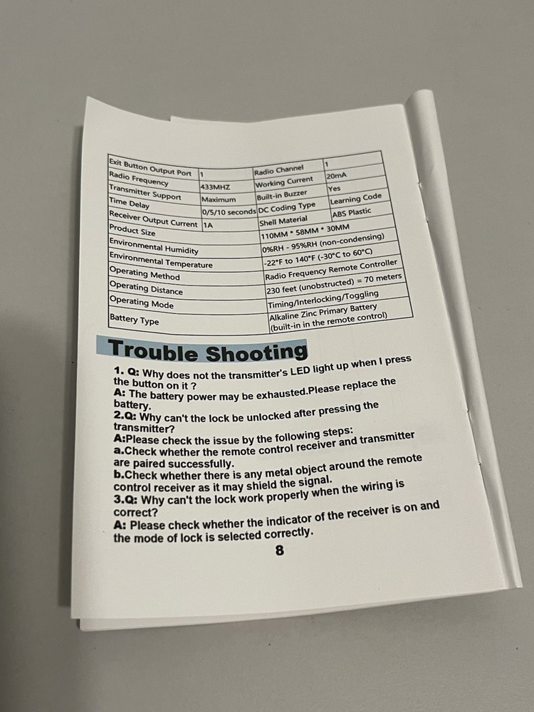 Preruner MD01 Access Controller