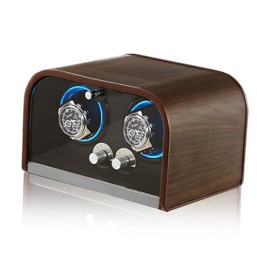 Watch Winders for Automatic Watches, Double Automatic Watch Winder Box 2 Slots