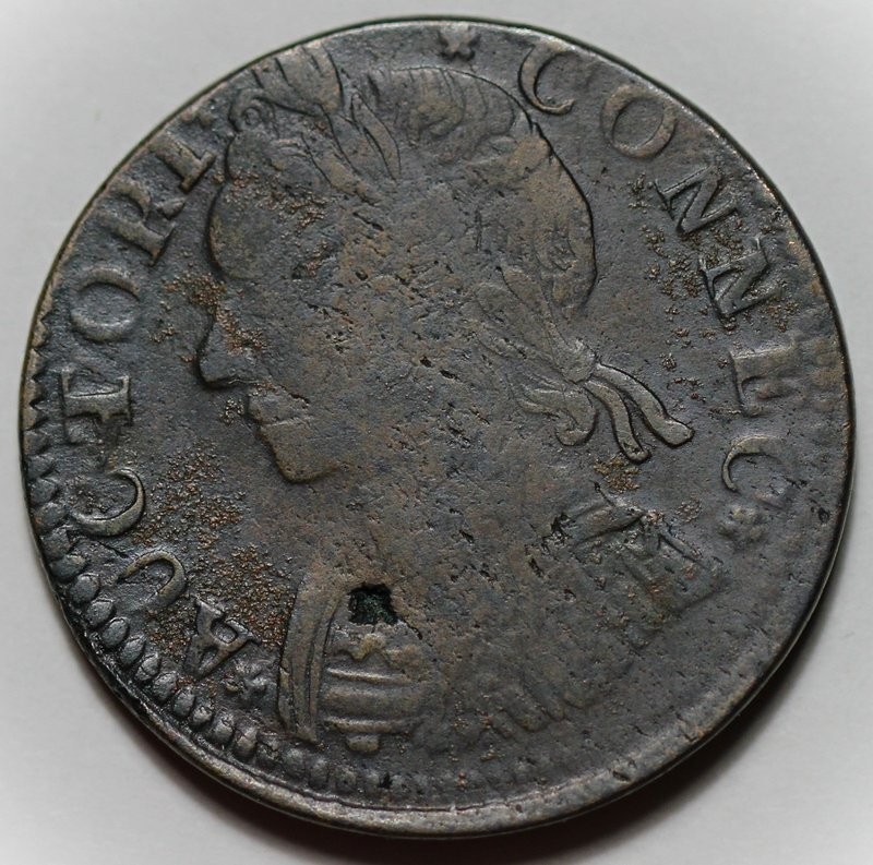 1787 Connecticut Colonial Copper - Mailed Bust Left