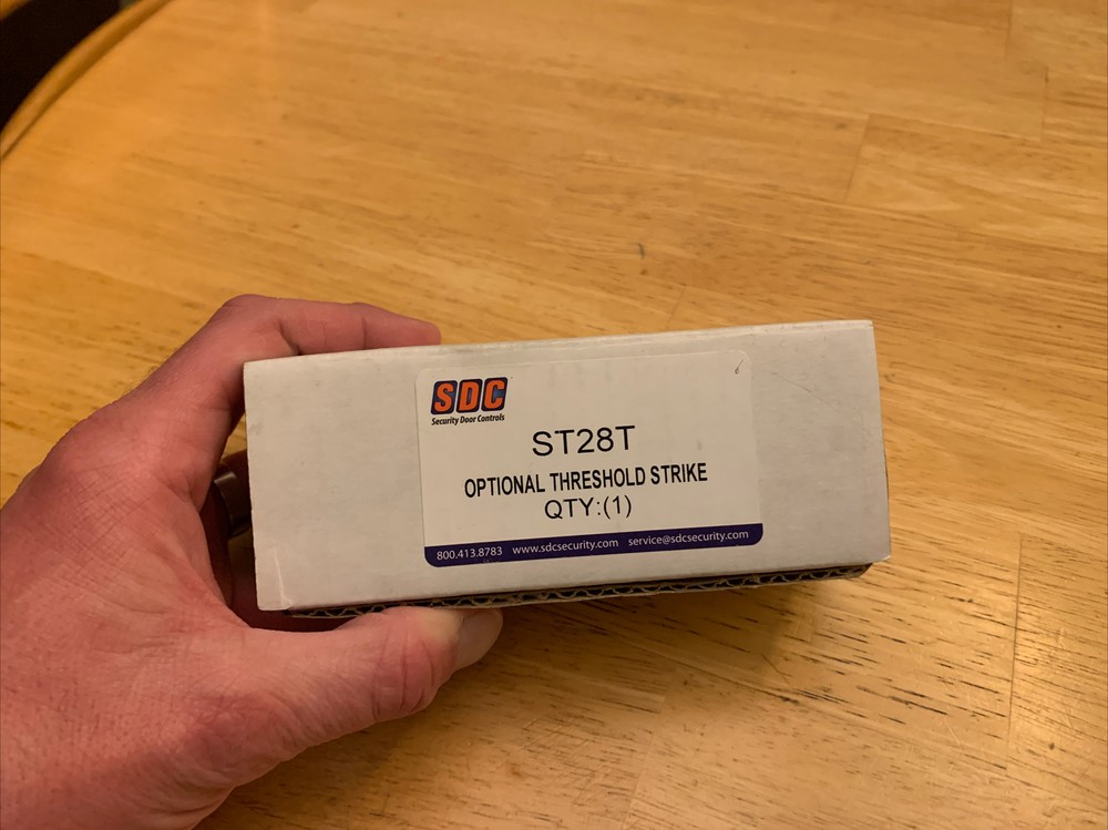 SDC ST28T Optional Threshold Strike New In Box Lock Part