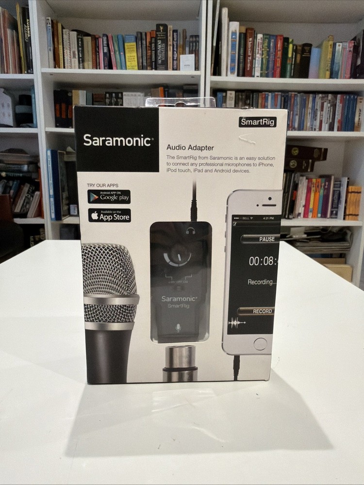 Saramonic SmartRig Audio Adapter XLR Interface SmartRig iPod iPad iPhone Android