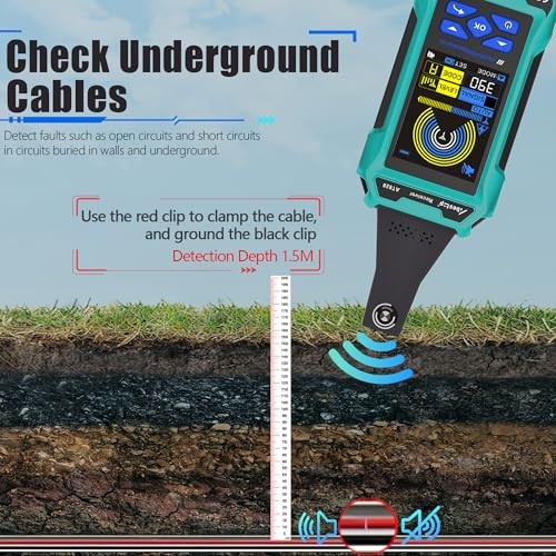Underground Cable Locator, Cable Tester Wire Tracker, Detecting AT828
