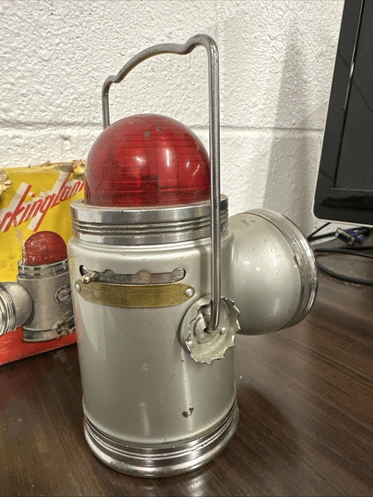 🔶️VINTAGE LANTERN FLASHLIGHT RED WARNING LIGHT TORCH RAILROAD RAIL RAILWAY
