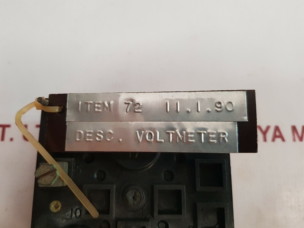 Crompton 244-02vg voltmeter 0-500v