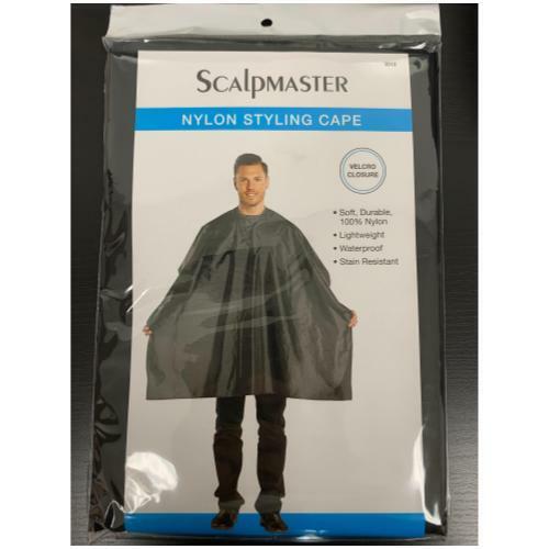 Scalpmaster Nylon Styling Cape- Black