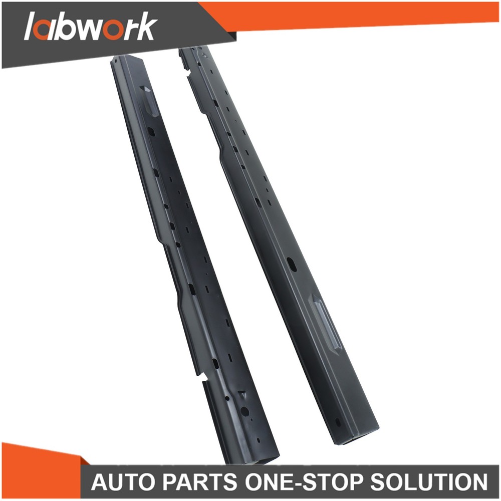 Labwork Pair Rocker Panel Black For Ford Ranger 2Dr Extended Cab 1993-2011