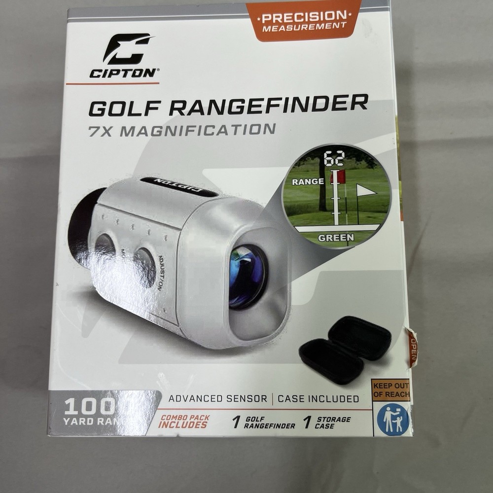 Cipton Golf Rangefinder 1000 Yard Range 7 x Magnification Advanced Sensor Case