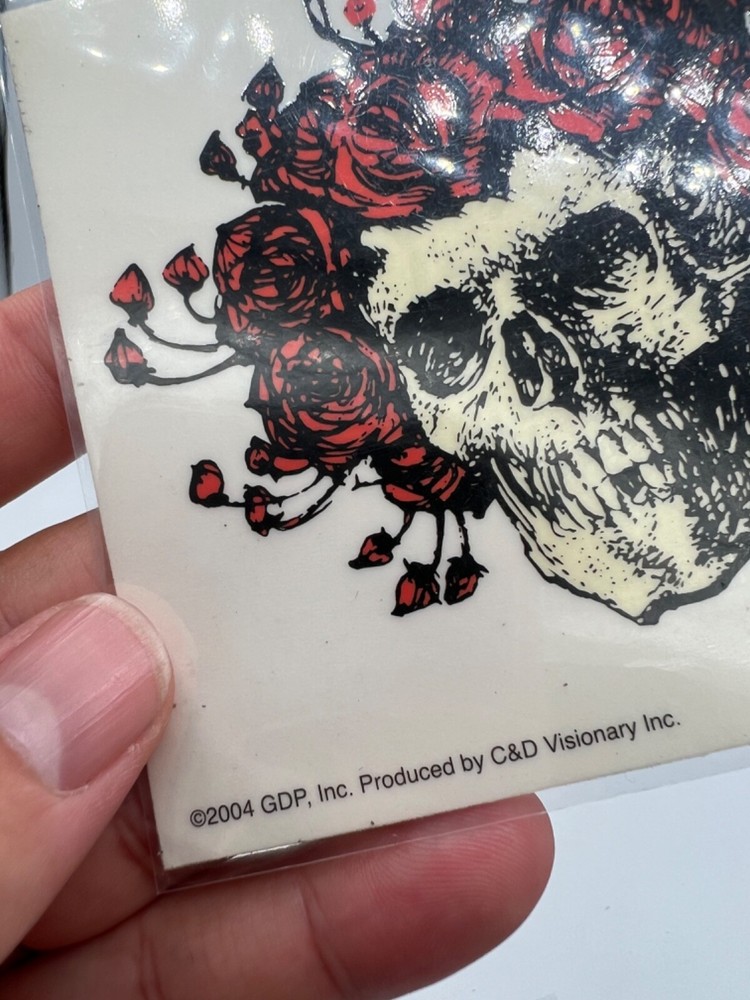 Vintage Grateful Dead Psychedelic Hippy Art Window Sticker Decal Bundle Lot 4pc.