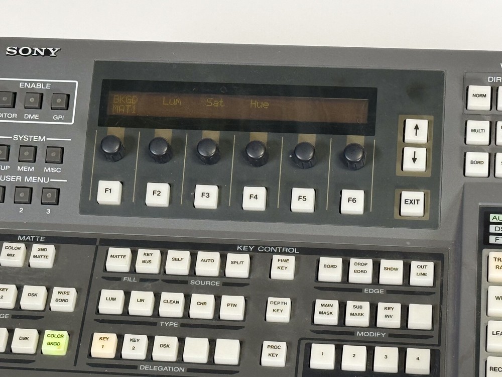 SONY Switcher Control DVS-2000C Model & BKDS-2010 Switcher Panel