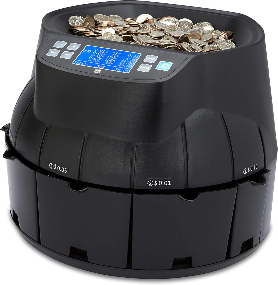 CS40 Coin Counter and Sorter - Efficient Cash Currency Machine