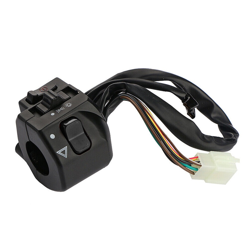 2x Motorcycle 7/8" Handlebar Horn Turn Signal Headlight Electrical Start Switch