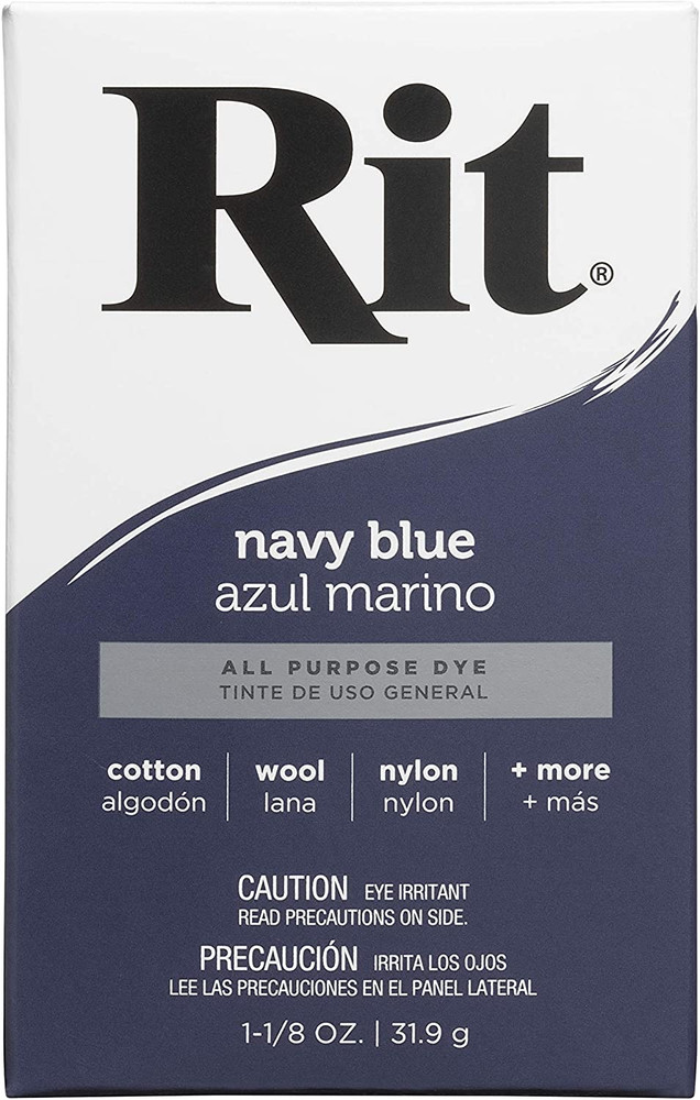 Dye 3-30 Powdered Fabric Dye, Navy Blue