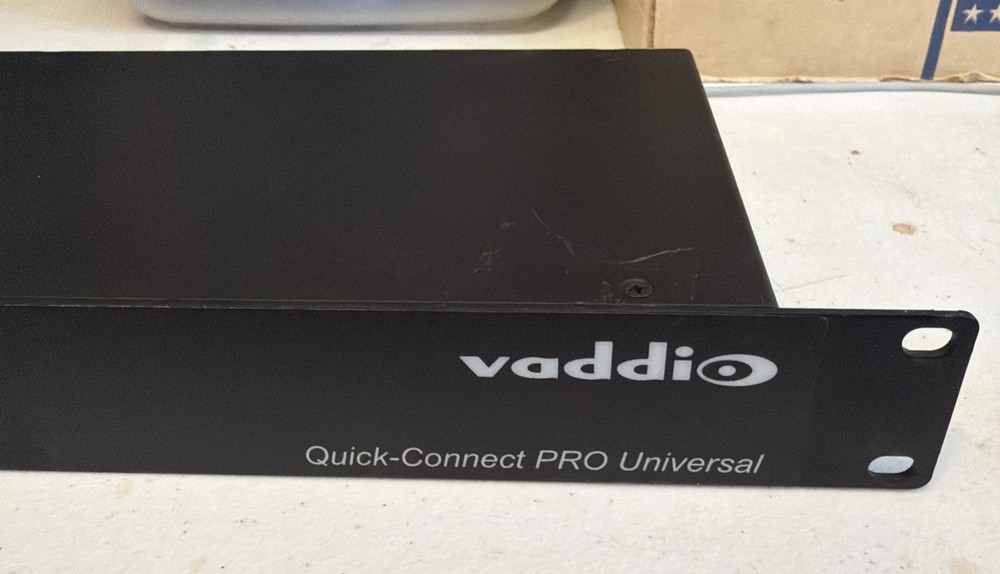 Vaddio Quick Connect Pro Series Universal Interface No AC Adapter TESTED