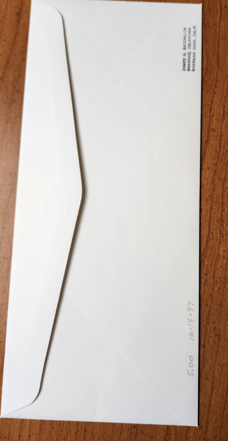 AIR FORCE THUNDERBIRD 50TH ANNIVERSARY POSTMARK CACHET COLLECTIBLE ENVELOPE