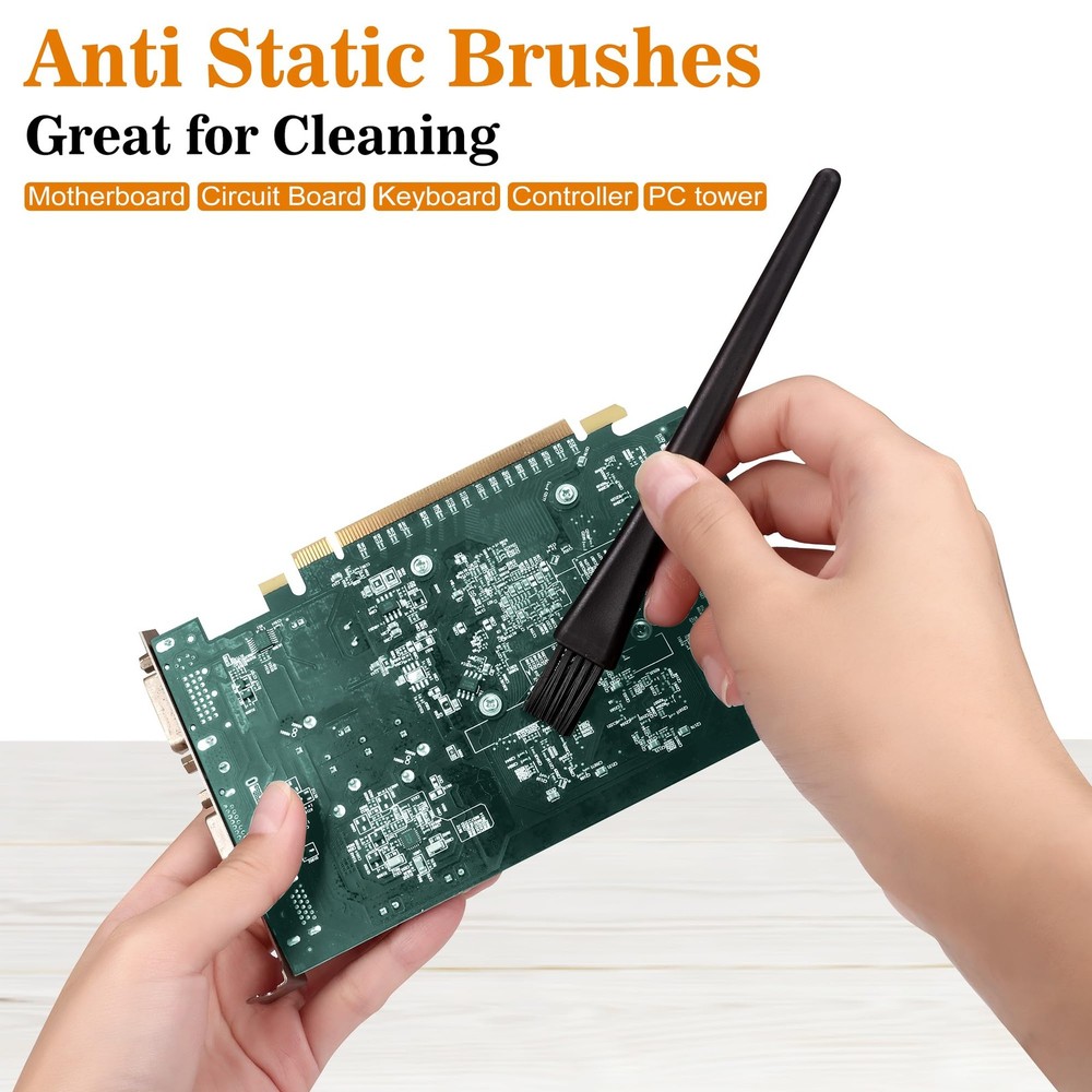 Small Portable Nylon Anti Static Brushes Electronics Computer Keyboard Laptop...