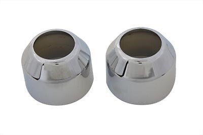 V-Twin 24-0600 41mm Fork Boot Cover Chrome