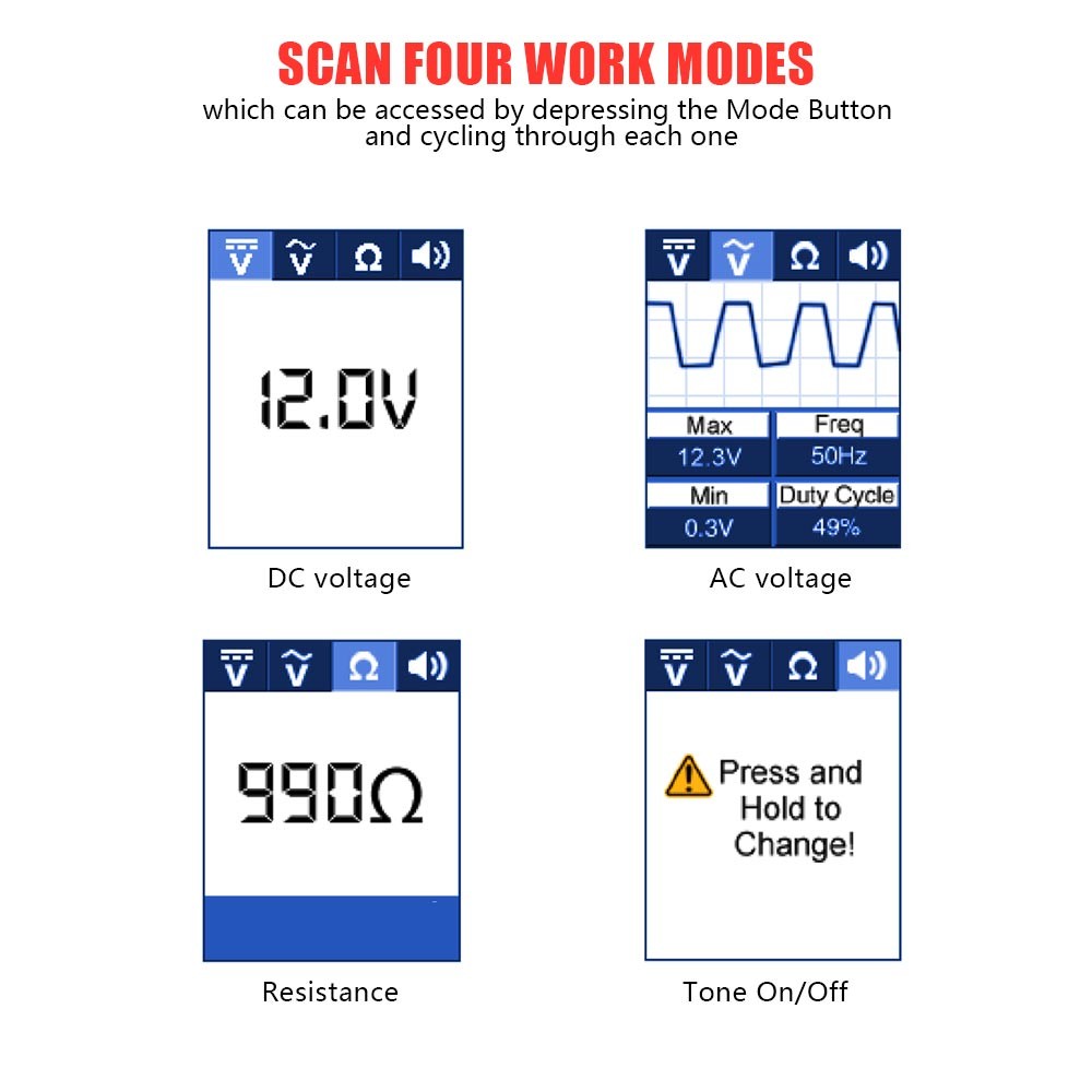 Autel PowerScan PS100 Electrical System Diagnostics Built-in Flashlight US Stock