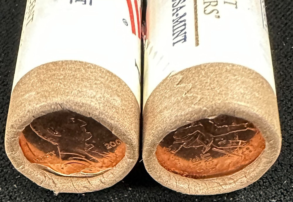 2009 Lincoln Cent Formative Years P+D Rolls, U.S. Mint Wrapped, Unbroken