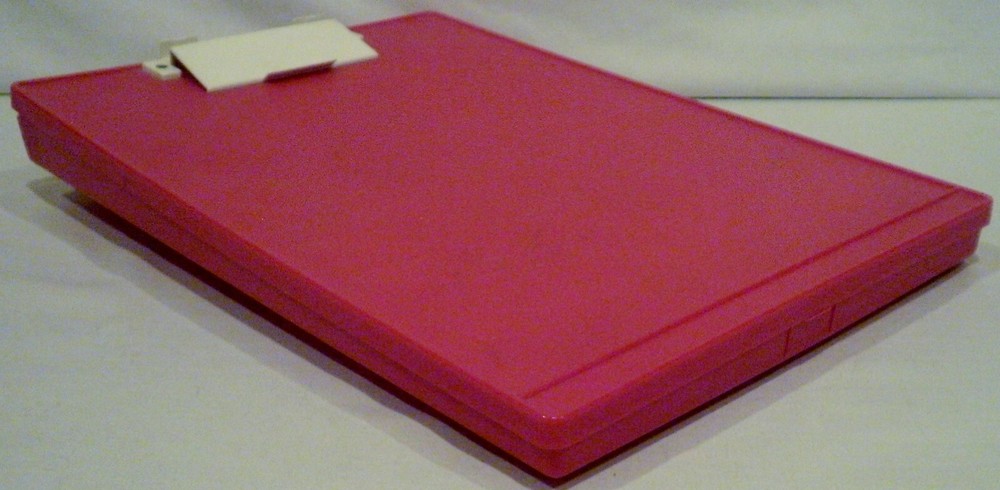 Sun Hill Industries Storage Clipboard Red