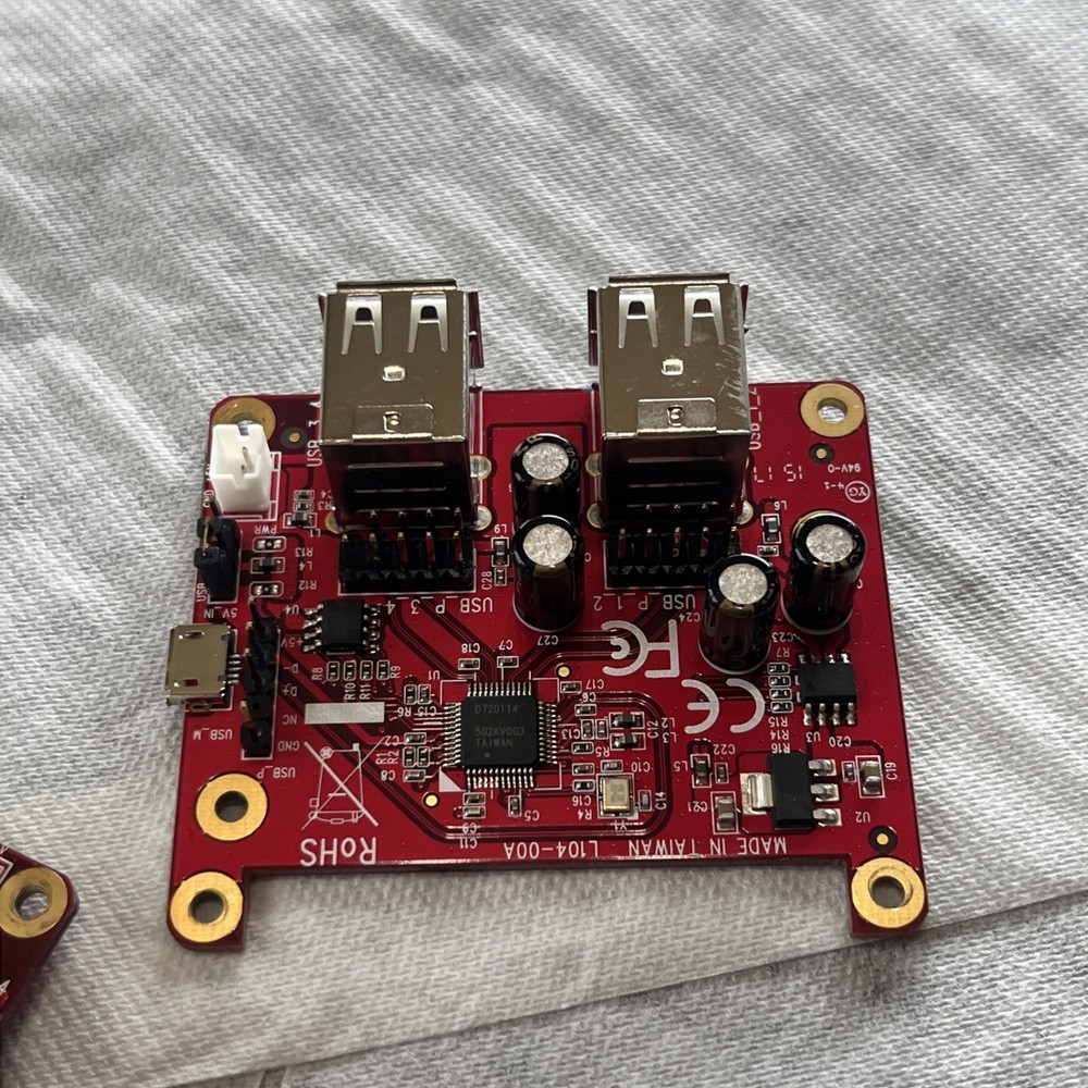 Pro Range - 4 PORT USB Controller Card For Raspberry Pi With Support Lot Of 2