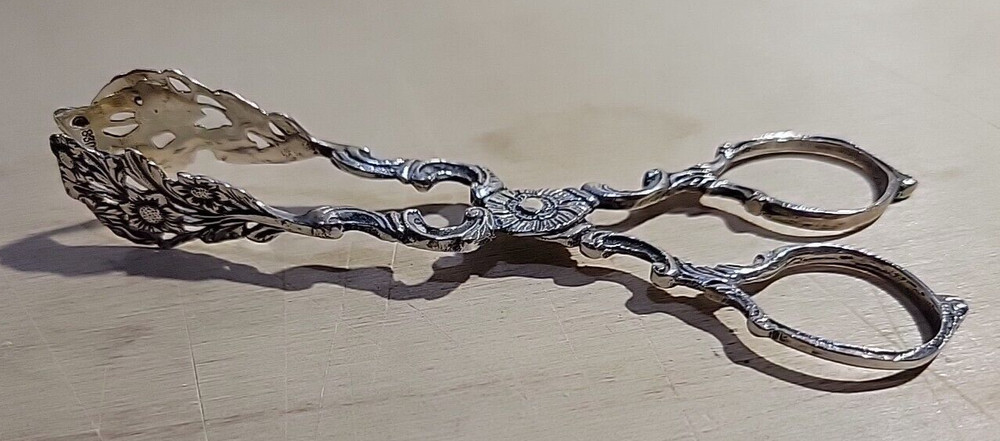 Antique Silver Spaghettis Clipper, .835 Silver