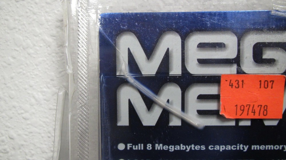 Datel Mega Memory 8MB Memory Car For PS2 W/ Management Software, New (TUB 1)