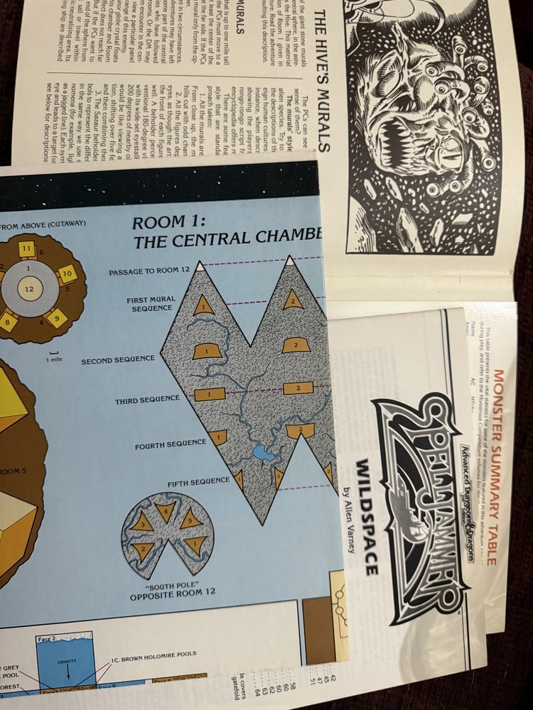 D&D -Advanced Dungeons & Dragons Spelljammer Wildspace 9273