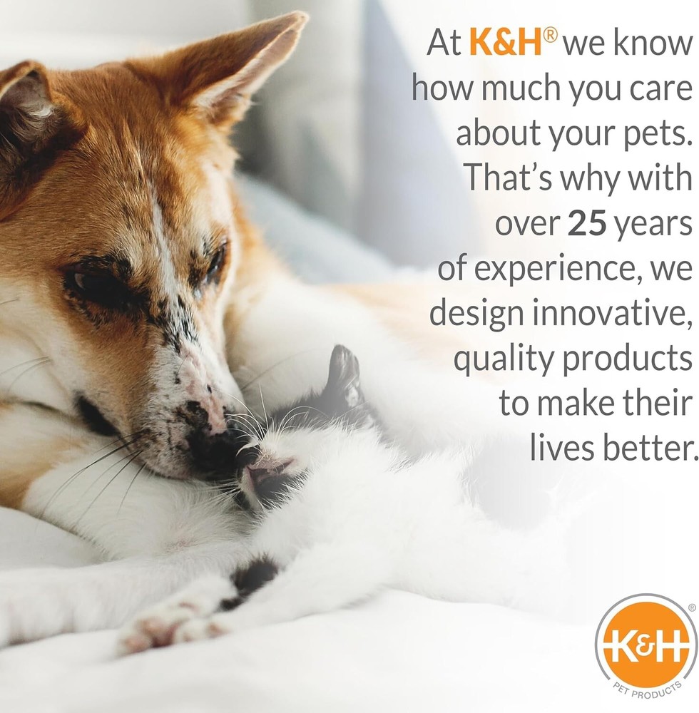 K&H Medium Dog Cot Pad: Pillow-Top Comfort for Elevated Beds - Machine Washable