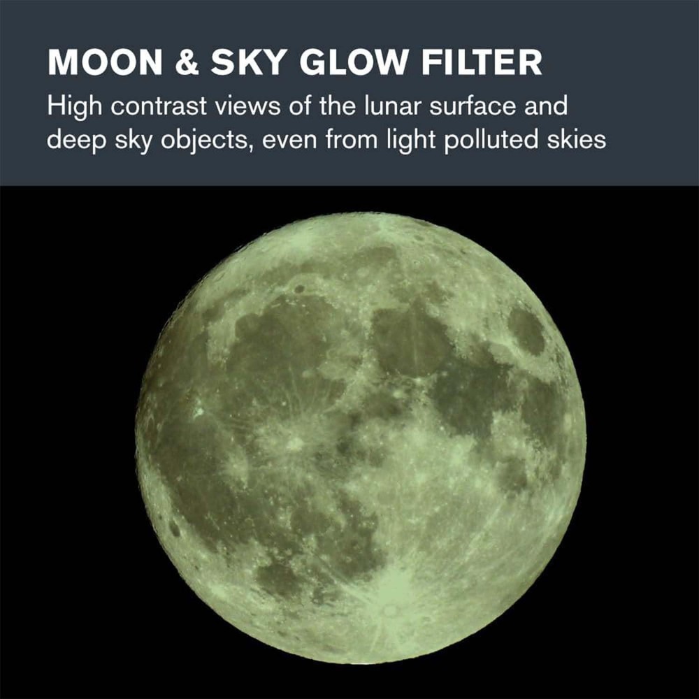 Celestron 1.25 inch Moon Filter Suitable for Lunar Observation, Extra Bright...