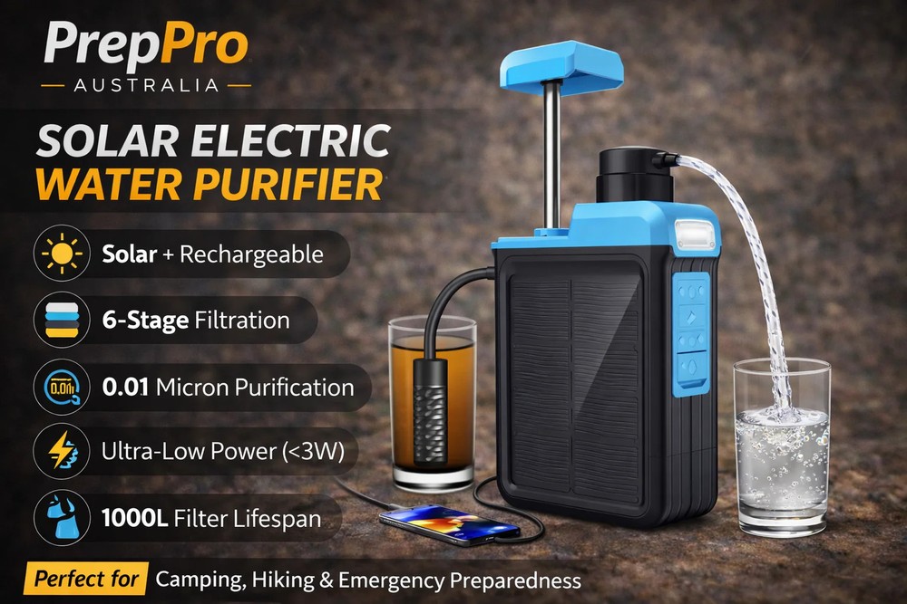 SolarFlow Portable Solar-Powered Water Purification System
