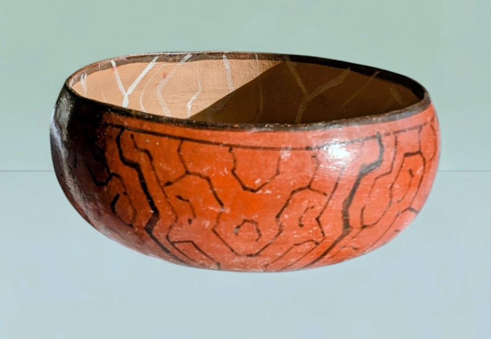 Shipibo-Conibo Tribe Polychrome Pottery Peruvian Handmade