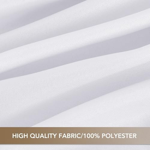 Table Cloths Rectangle, 8 Pack Tablecoths 8 Pack 54x108 Inch, Rectangle White